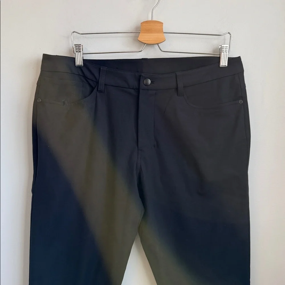 LULULEMON Men's ABC Slim-Fit Black Pant SZ 34